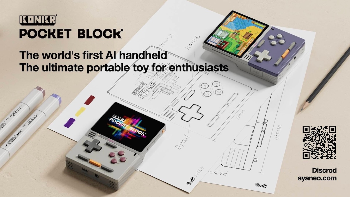 Ayaneo представила ретро-консоль в стиле Game Boy с функциями ИИ