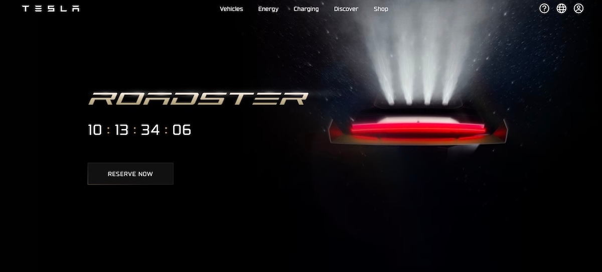 Tesla возобновила приём предзаказов на Roadster с депозитом в $50 тысяч