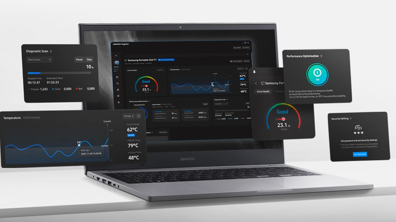 Для удаления утилиты Samsung Magician надо сделать 18 действий и дважды перезагрузить компьютер