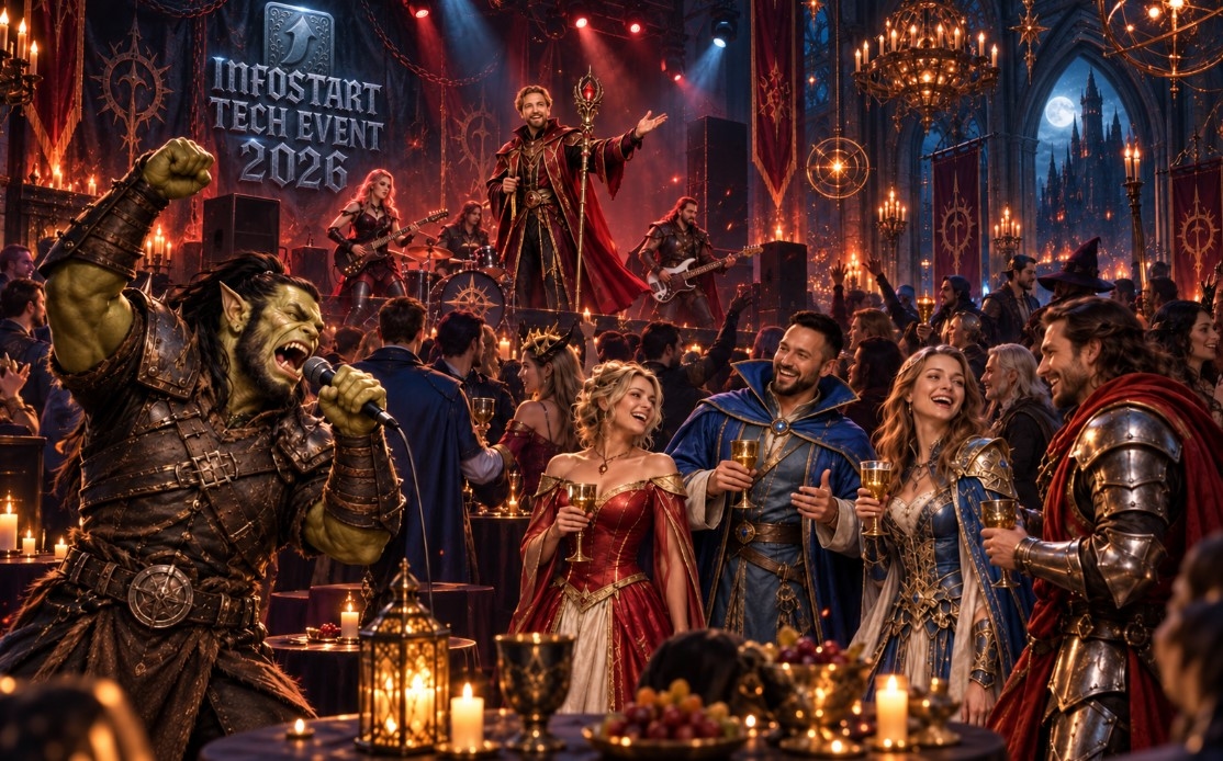 После докладов — вечеринка INFOSTART PARTY 2026 в стиле «dark fantasy»
