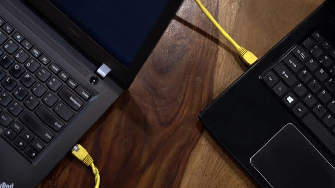 Сетевые настройки для передачи файлов по патч‑кабелю Ethernet