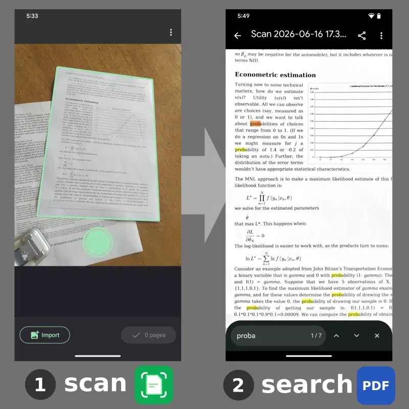 Выпуск открытого Android-приложения FairScan 2.0 для сканирования документов