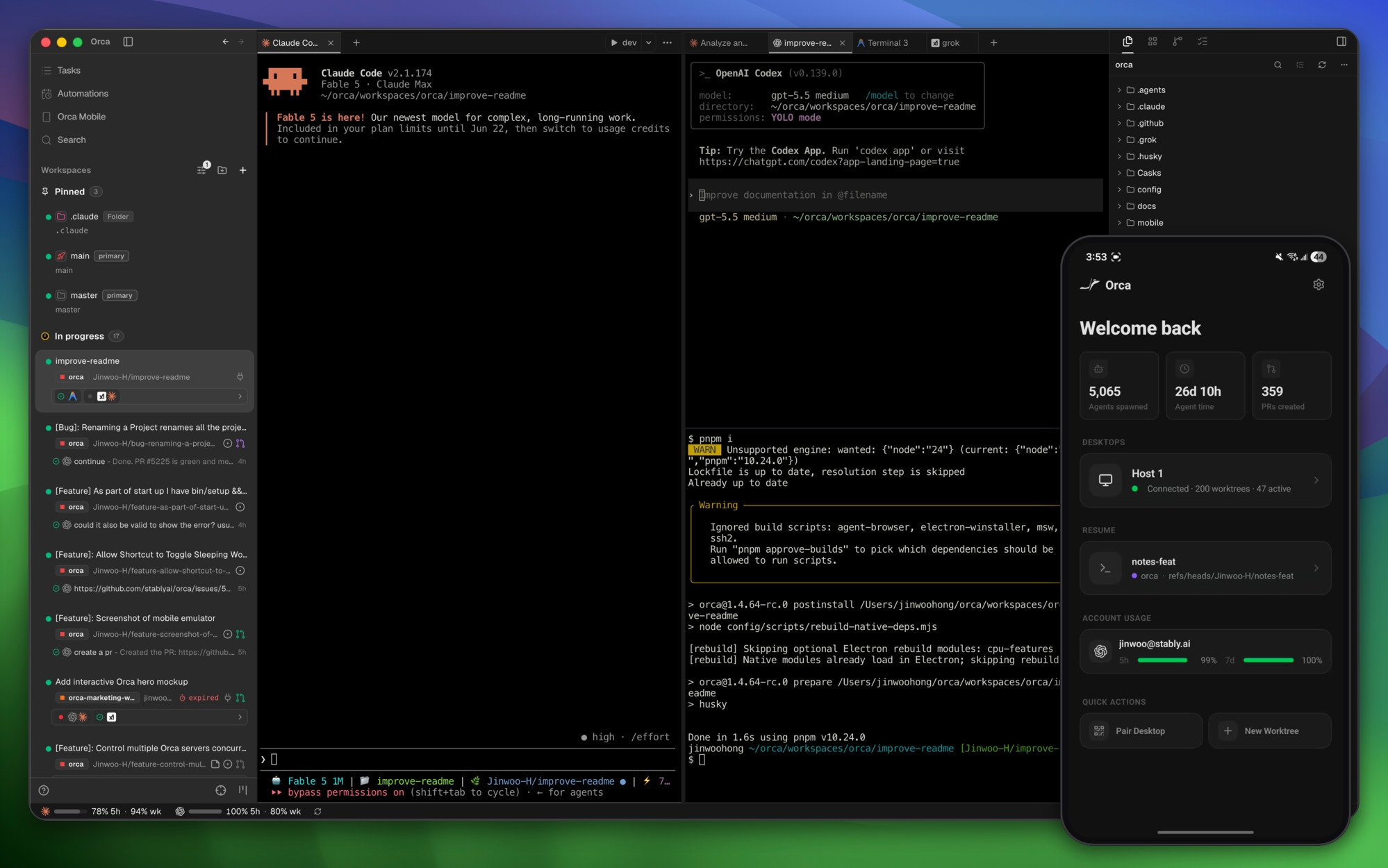 Orca: free open-source ADE набрала 50 тысяч звёзд на GitHub