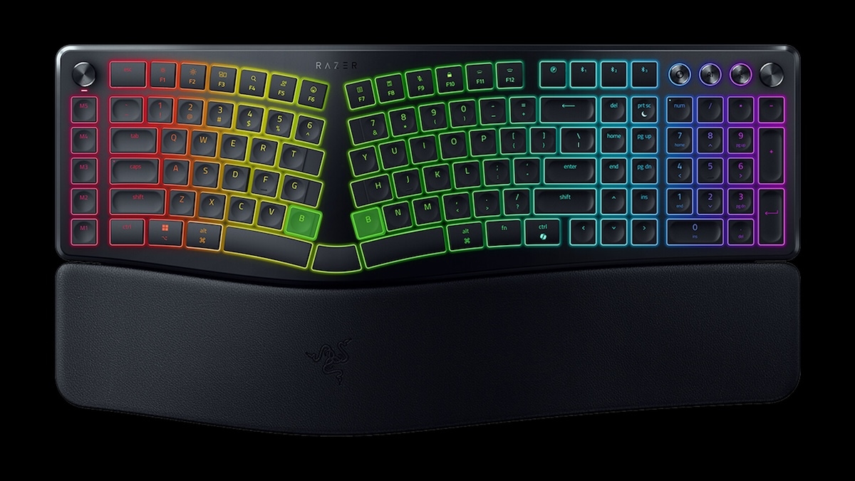 Razer представила беспроводную клавиатуру Pro Type Ergo с двойным пробелом