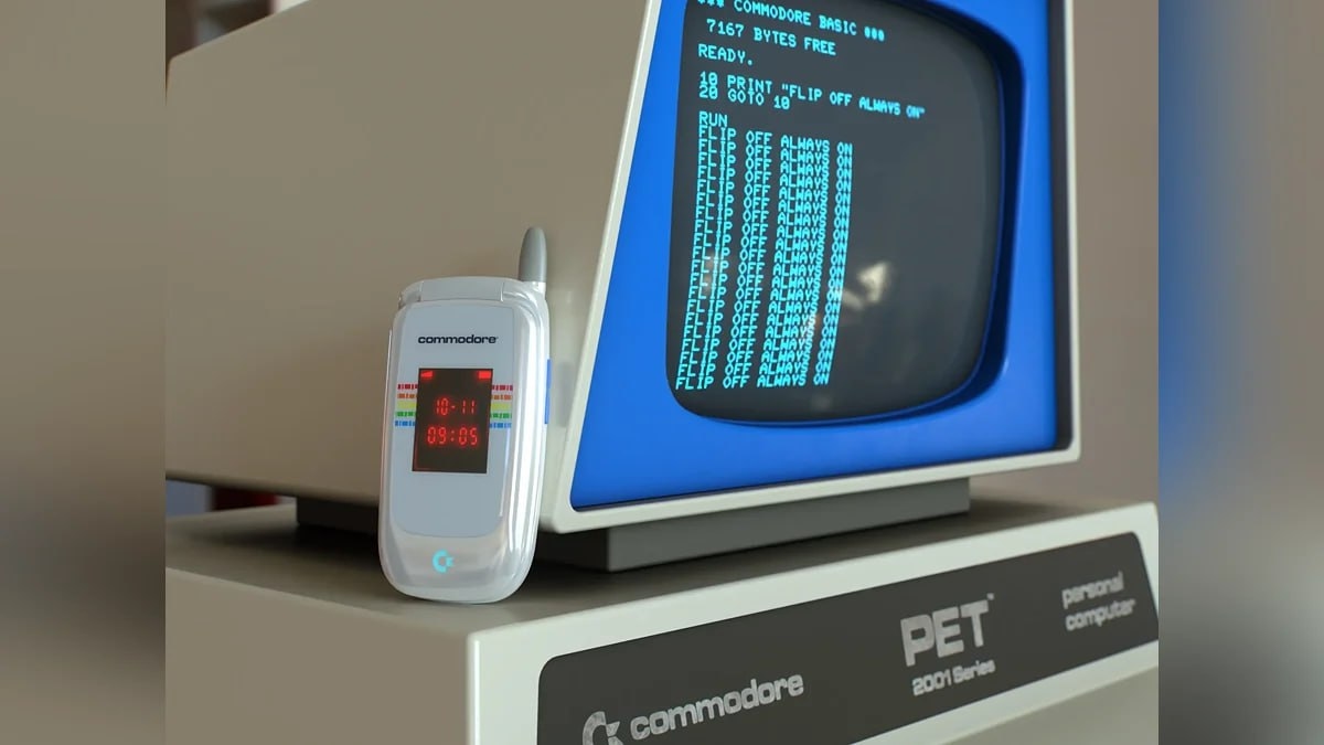 Commodore представила кнопочный смартфон-раскладушку Callback 8020 за $500