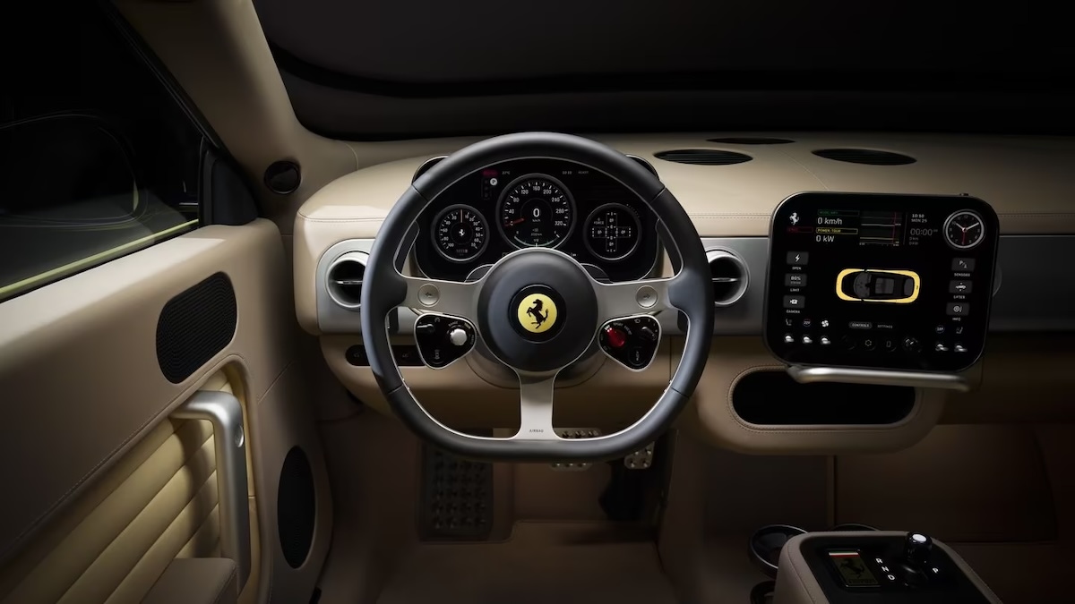Ferrari представила электромобиль Luce с интерьером от бывших дизайнеров Apple Джонатана Айва и Марка Ньюсона