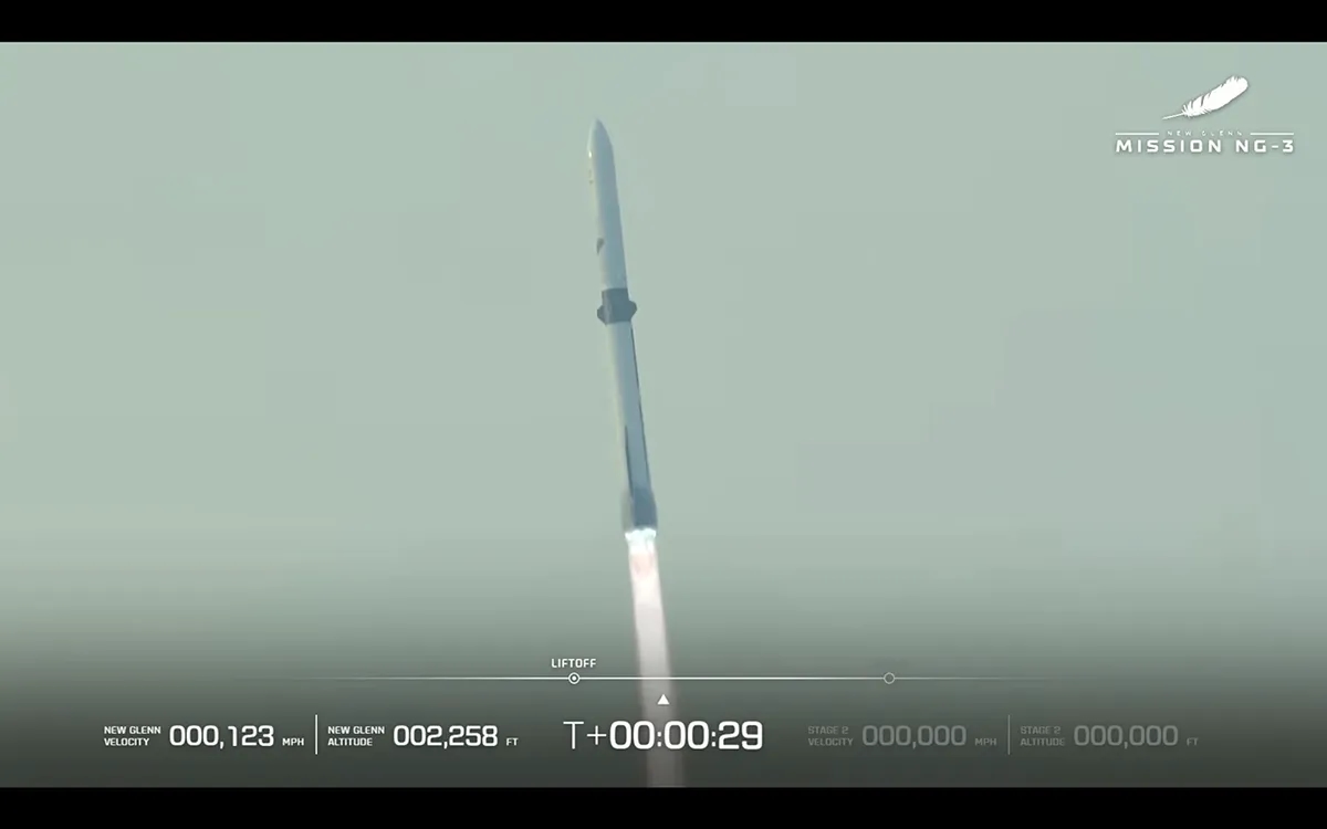 Blue Origin Джеффа Безоса в начальный раз повторно использовала ракету New Glenn, но миссия закончилась неудачей