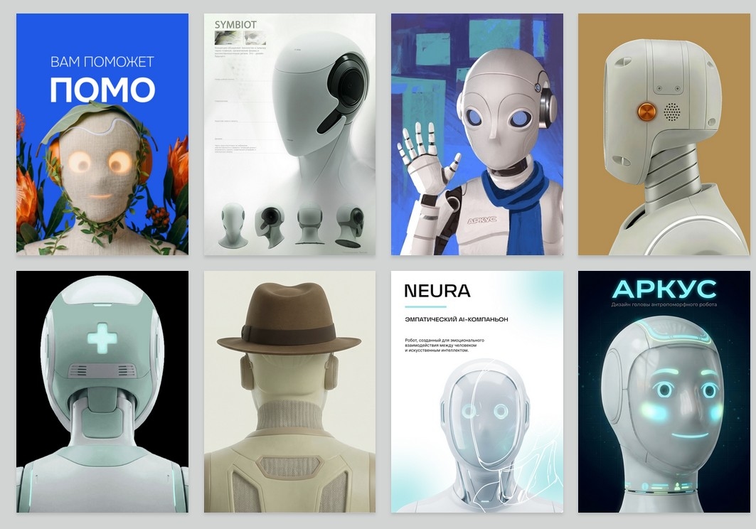 Институт робототехнических систем НИУ ВШЭ подвёл итоги конкурса на оформление головы антропоморфного робота