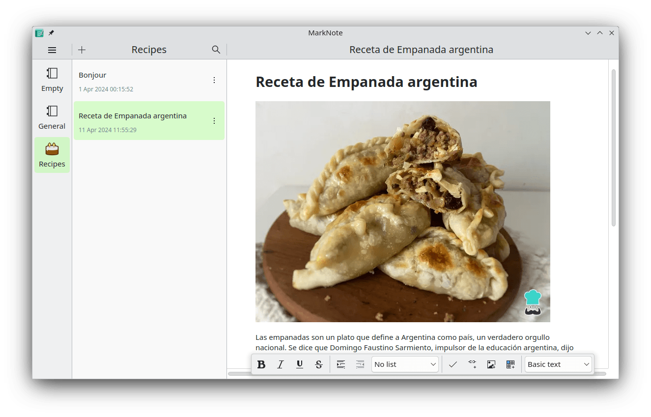 В KDE выпустили версию Marknote 1.5, приложения для управления заметками на основе Markdown