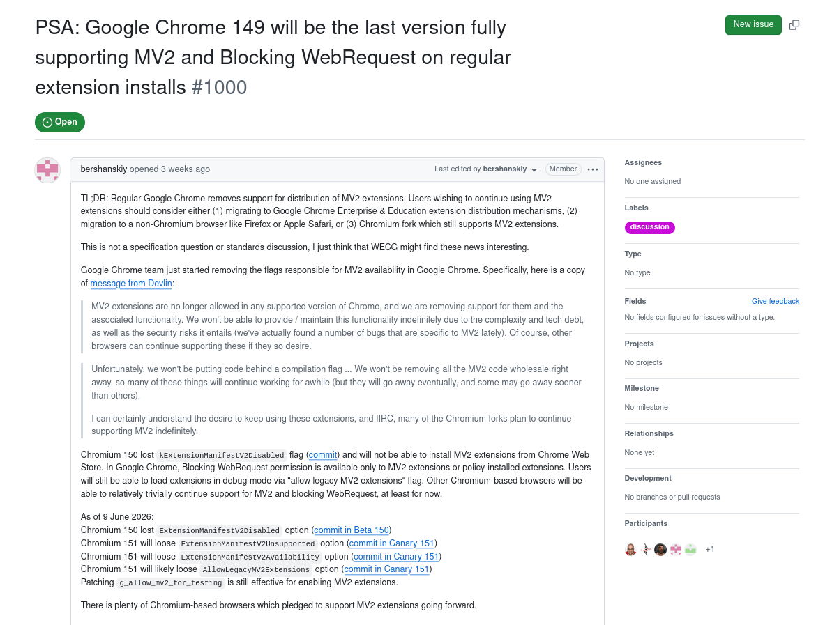 Google планирует выключить все блокировщики рекламы с версии Chrome 150
