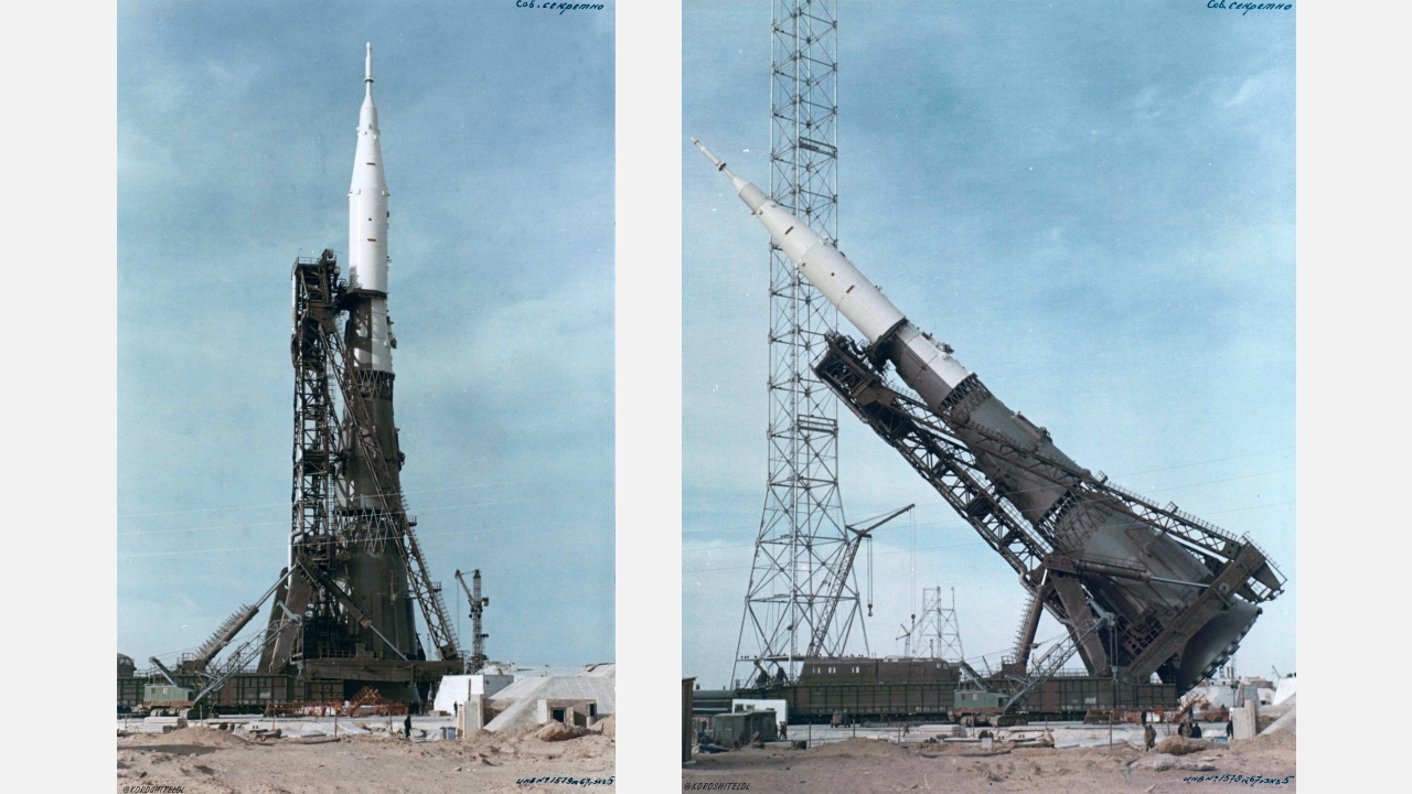 В Сети появились архивные фотографии советской сверхтяжёлой ракеты-носителя «Н-1»