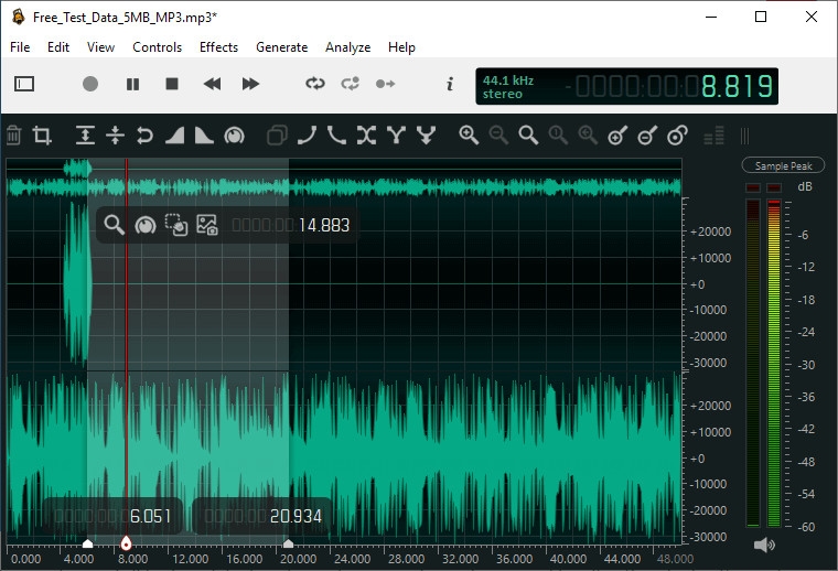 Вышел Ocenaudio 3.21 — бесплатный мультиплатформенный аудио- и музыкальный редактор