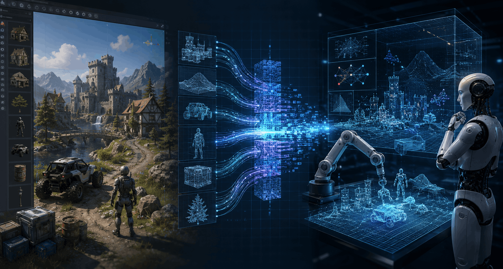 Стартап-компания Origin Lab хочет превратить игровые ассеты в обучающие информация для world models