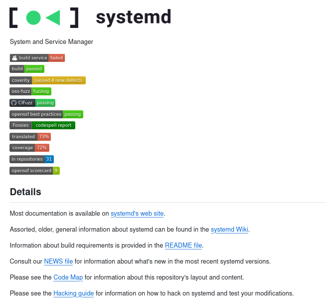Вышла стабильная релиз systemd 262