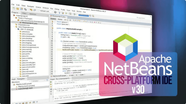 Вышла интегрированная среда разработки Apache NetBeans 30