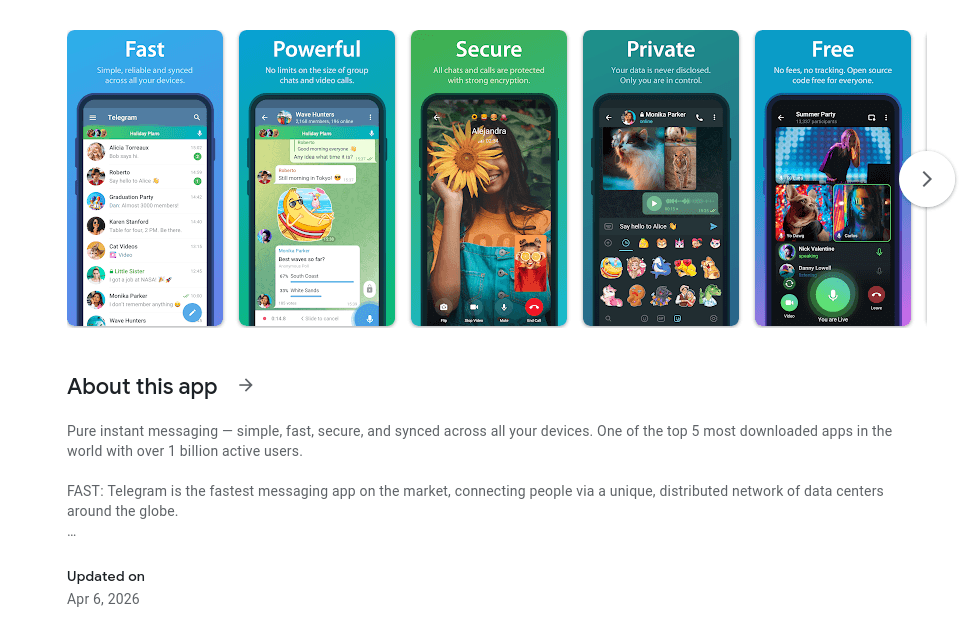 Вышел заказчик Telegram на Android v12.6.4 (6666), в апдейте исправили проблему с работой MTProto