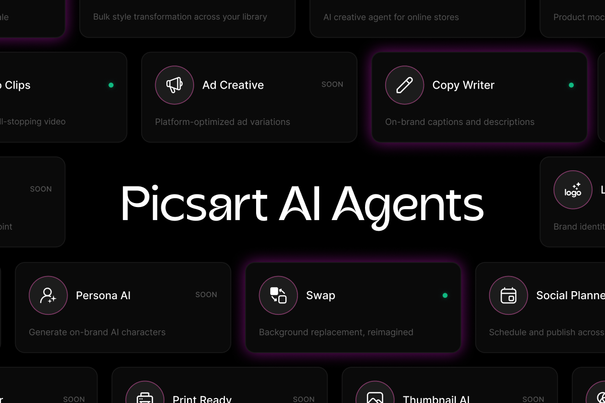 Picsart запустила маркетплейс AI-ассистентов для создателей контента