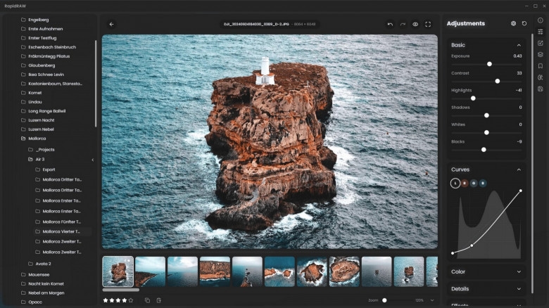 Вышло апдейт RapidRAW 1.5.5 — открытого редактора изображений RAW