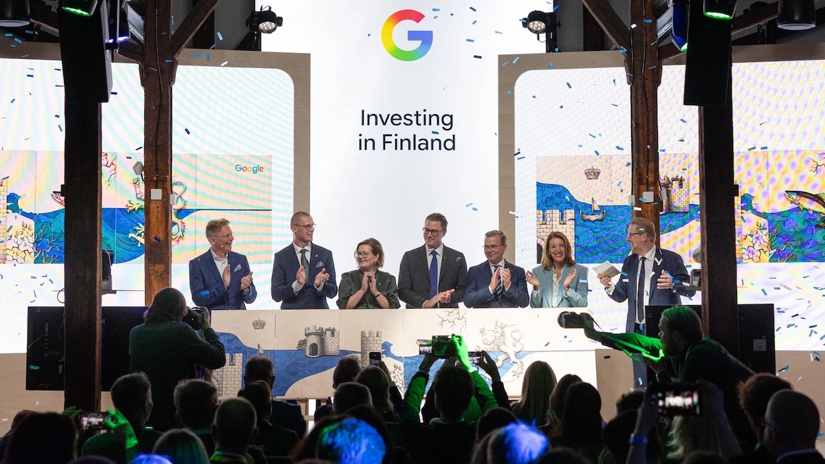 Google планирует за два года направить €13 млрд на развитие виртуальный инфраструктуры Финляндии