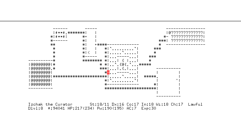 Версия культовой Roguelike-игры NetHack 5.0.0