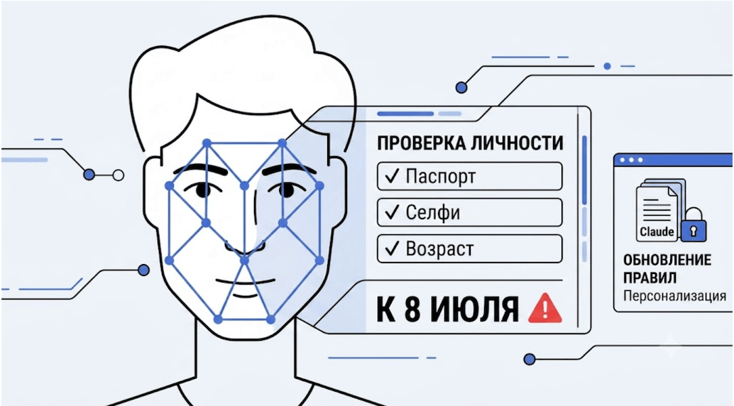 Anthropic вводит верификацию по паспорту и селфи