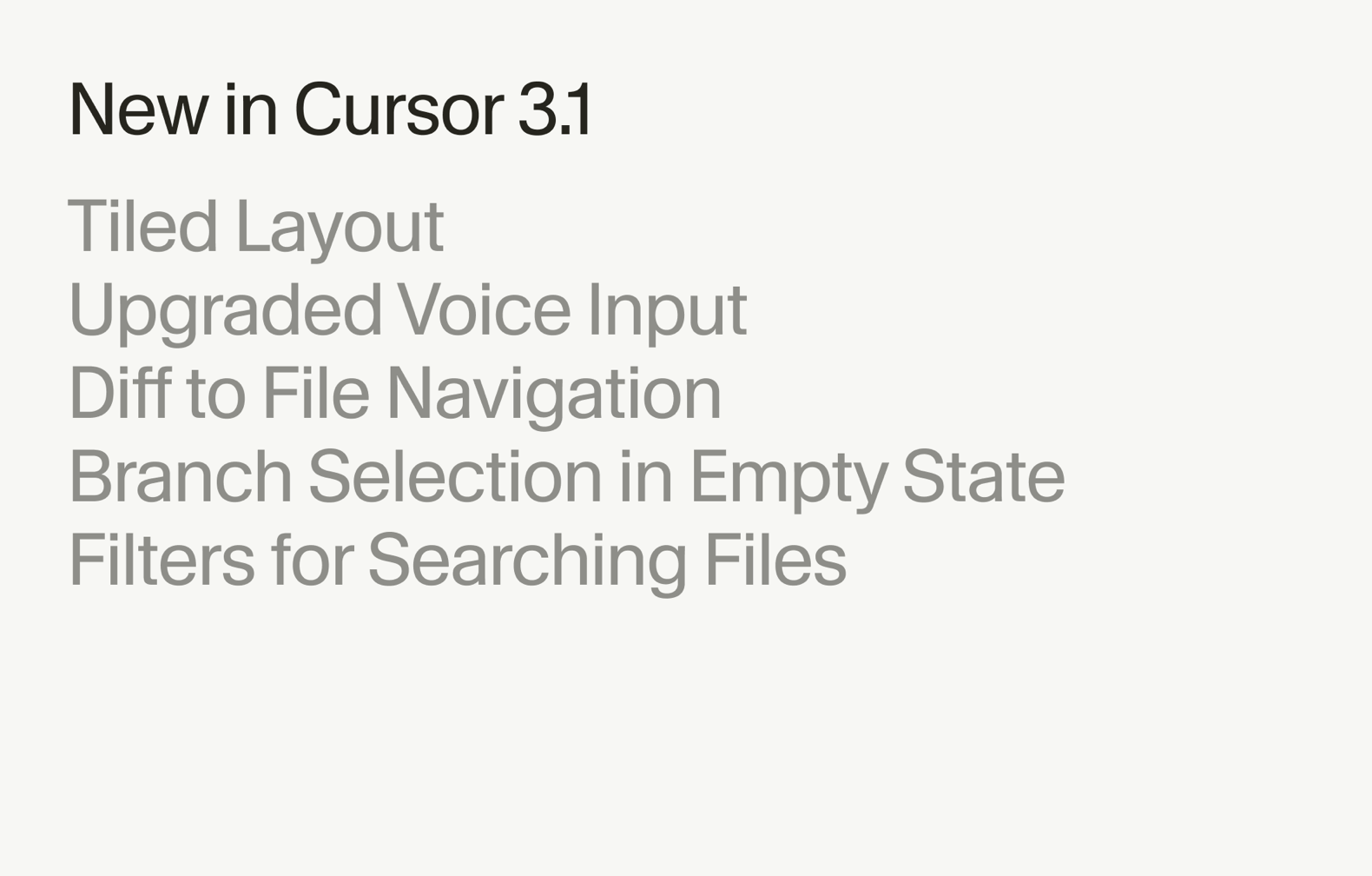 Вышел Cursor 3.1: параллельные агенты в одном окне и свежий голосовой ввод