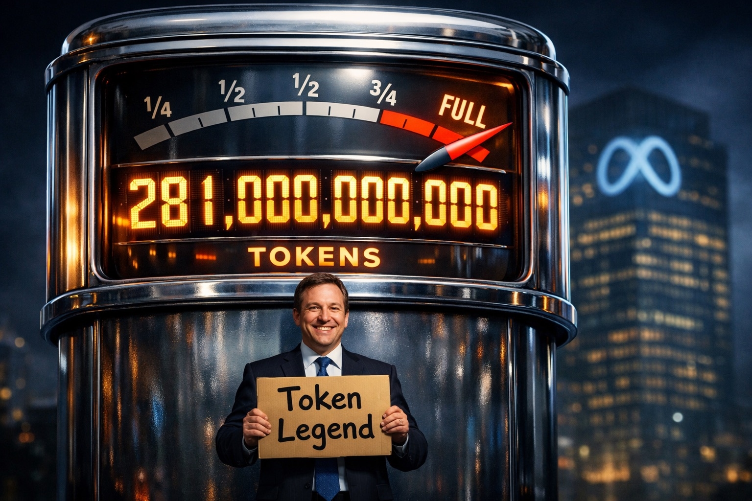 Тонны чугуна XXI века: Meta* измеряет продуктивность в сожжённых токенах Claude