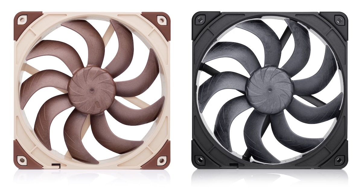 Noctua раскрыла, что её чёрные вентиляторы сложнее в производстве, чем стандартные бежево-коричневые