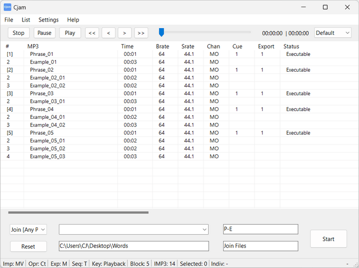 Выпуск Cjam 2.6.0.0 — легковесного Freeware редактора MP3 для ПК на ОС Windows