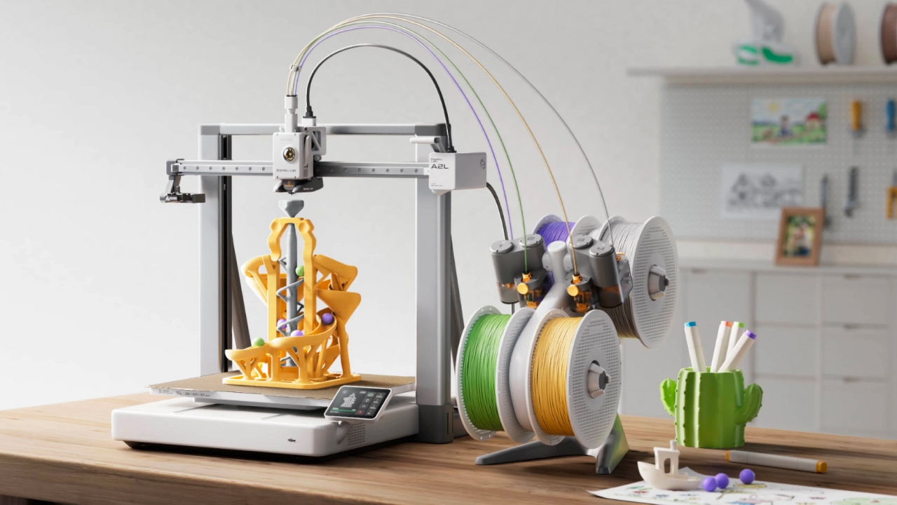 Bambu Lab представила 3D-принтер A2L с увеличенной областью печати и модулем плоттера