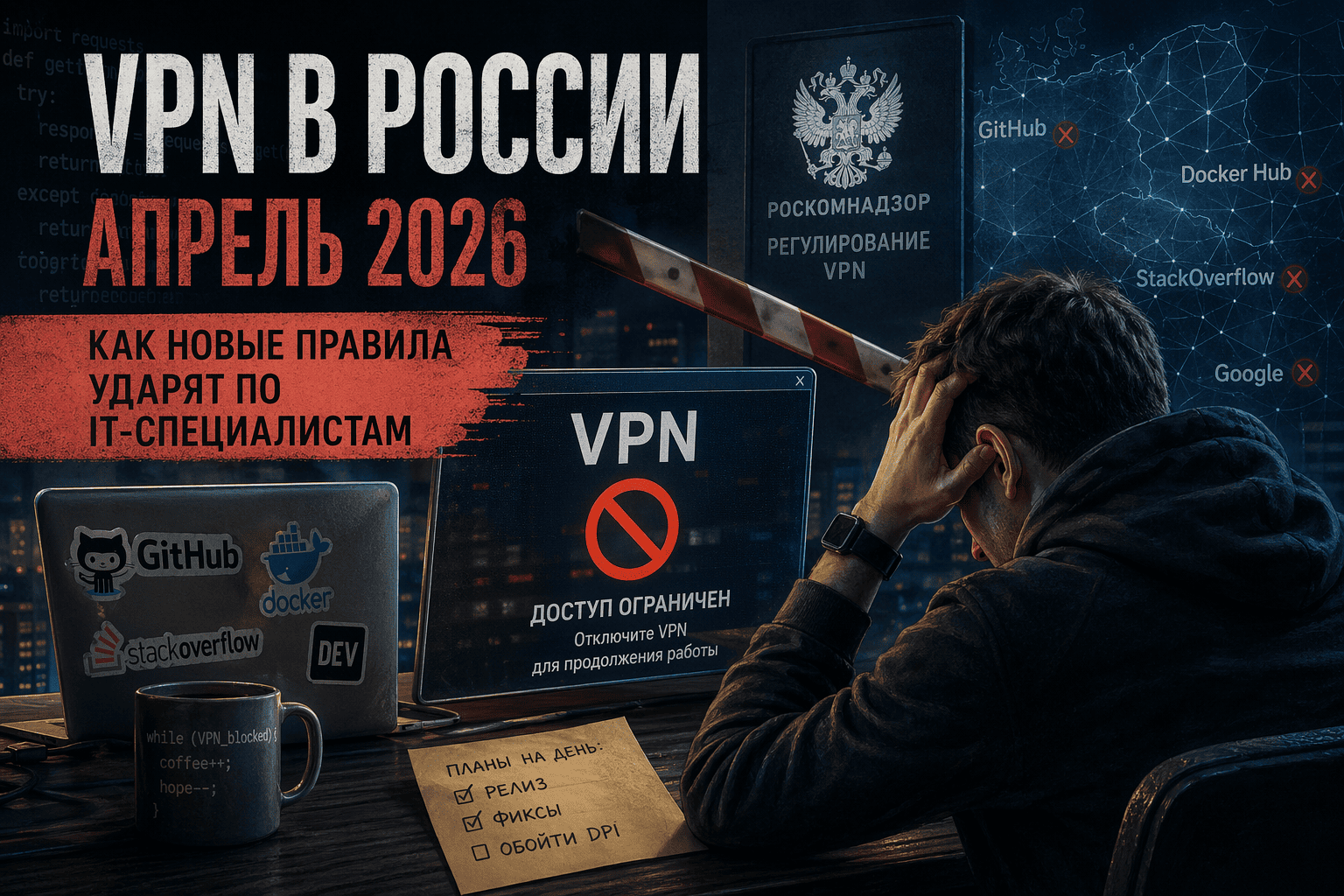 30% рабочего времени — на борьбу с DPI. Что происходит с VPN в России и как это меняет работу айтишников