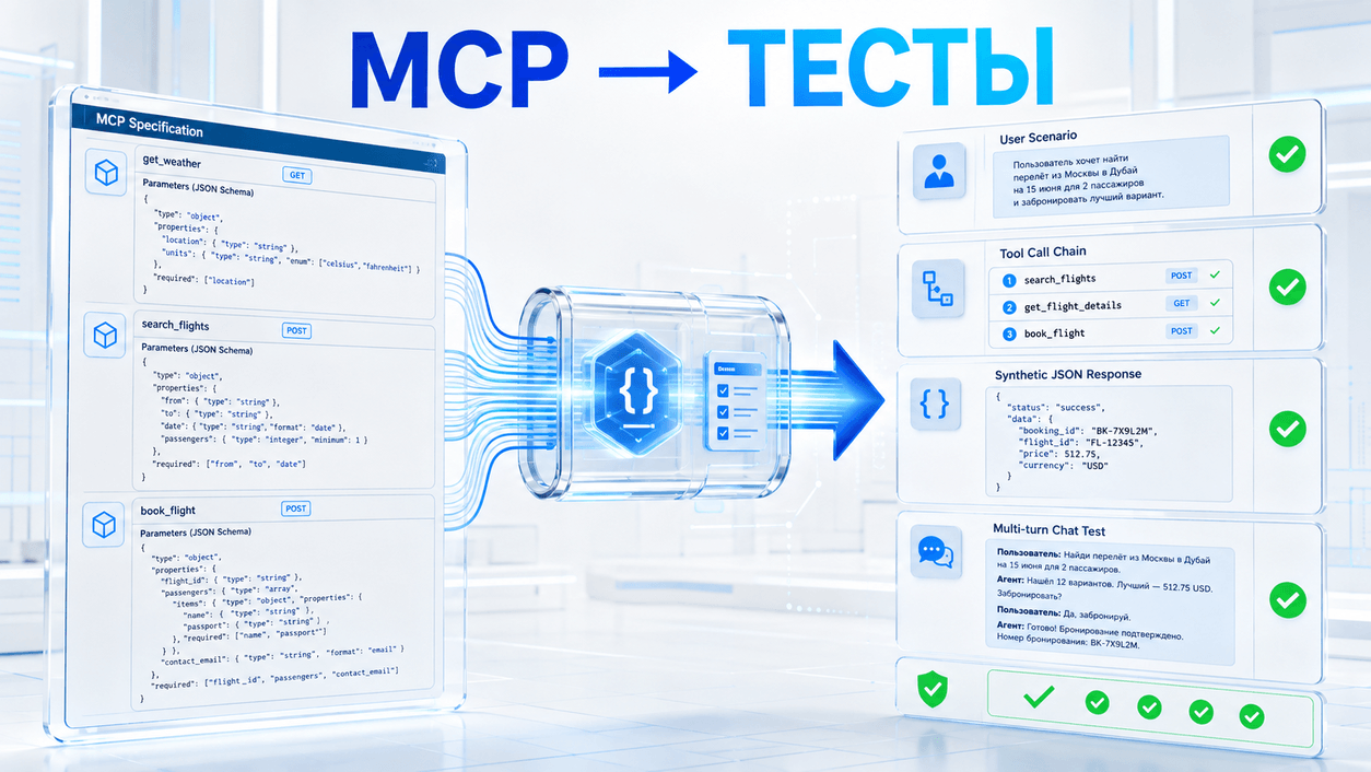 MCP-спецификация сама стала генератором тестов для агента