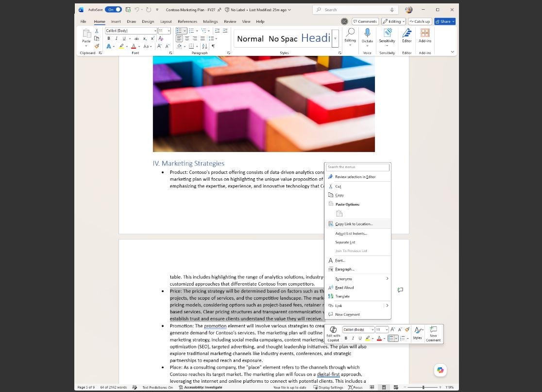Microsoft упростила навигацию по документам в Word