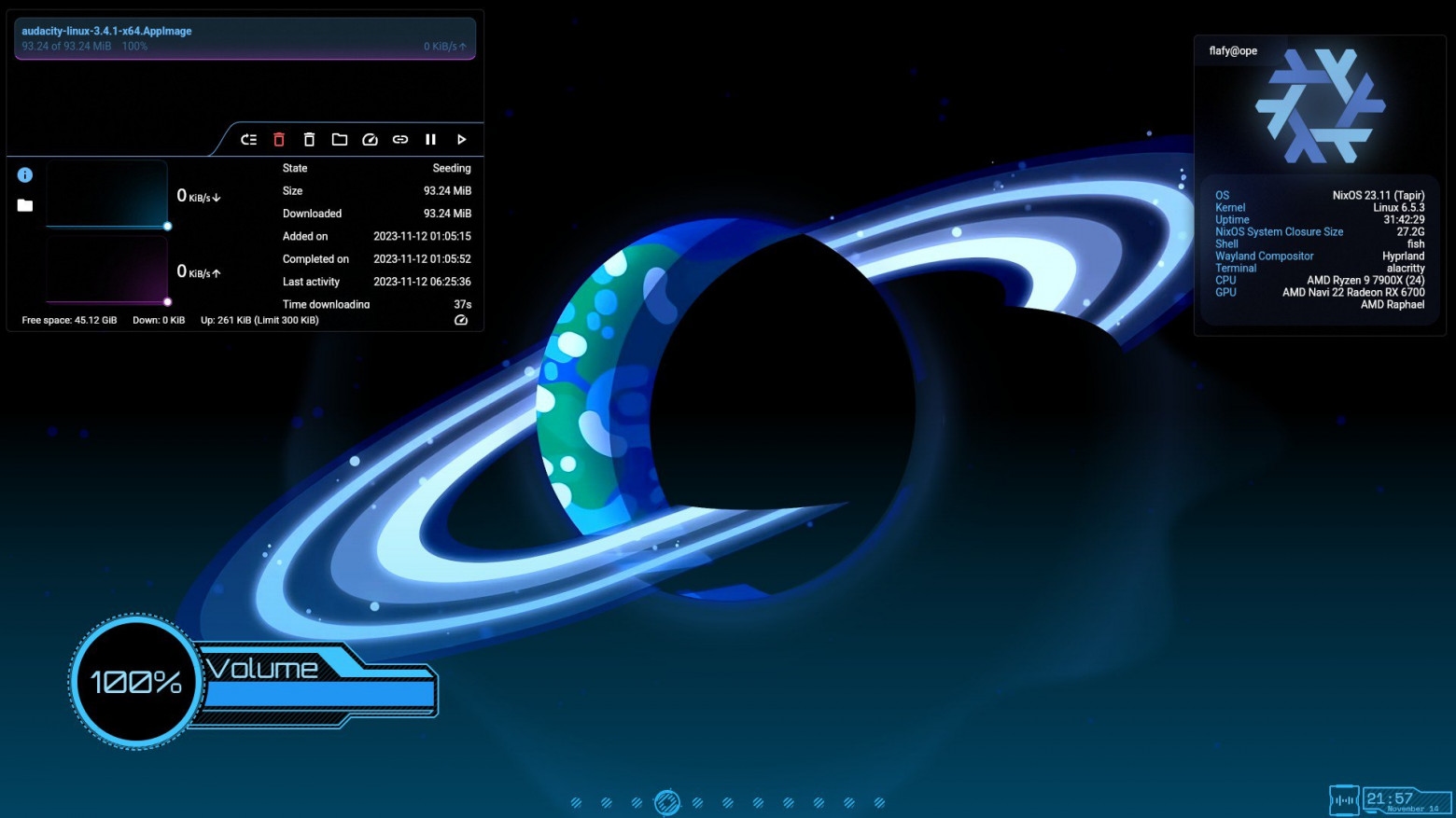 Вышла релиз композитного оконного менеджера Hyprland 0.54.0