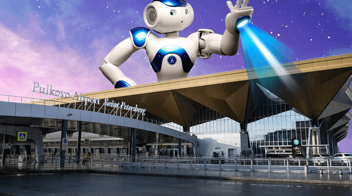 В «Пулково» внедрят роевой ИИ для беспилотных багажных тягачей