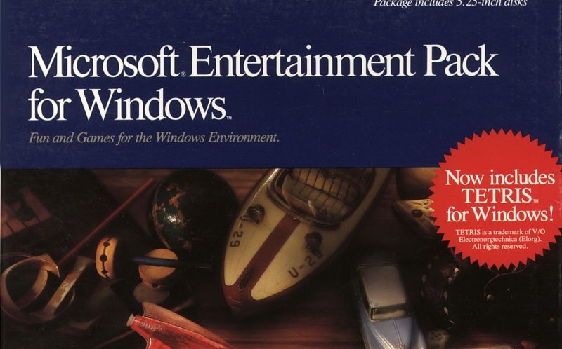 Рэймонд Чен рассказал, почему на упаковке Microsoft Entertainment Pack была наклейка, сообщающая о наличии игры Tetris