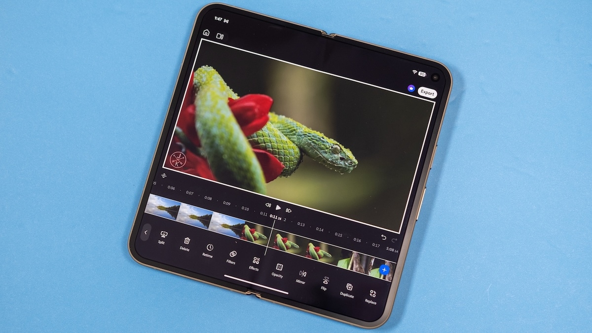 Программа Adobe Premiere вышло на Android, но предъявляет высокие требования к объёму оперативной памяти