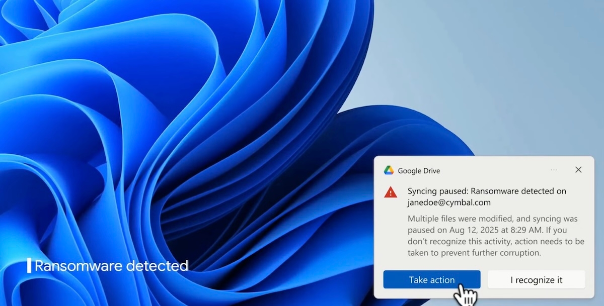 Google Drive для настольных ПК теперь сканирует загружаемые файлы на наличие программ-вымогателей
