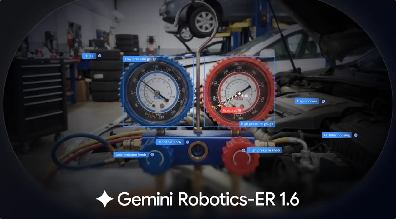 Google DeepMind прокачала мозги роботов. Встречаем Gemini Robotics-ER 1.6