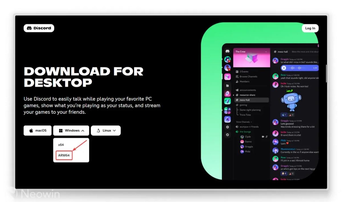 Discord стал доступен в нативном виде для Windows на Arm