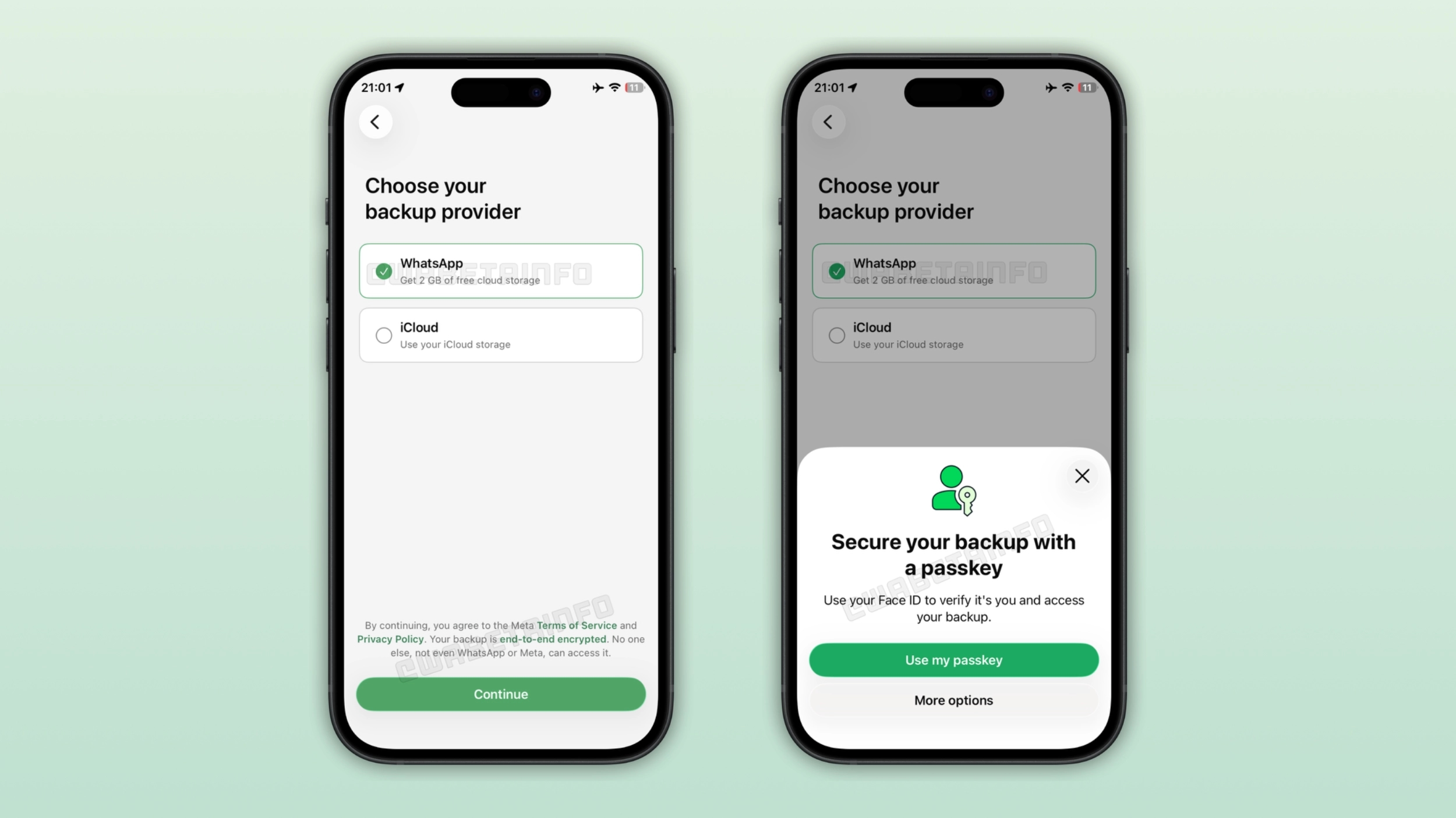 WhatsApp** стартовал тестирование своего облачного хранилища для резервных копий чатов и фотографий