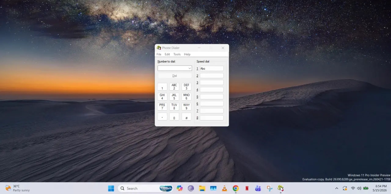 Специалисты заметили, что в Windows 11 до сих пор существует Phone Dialer