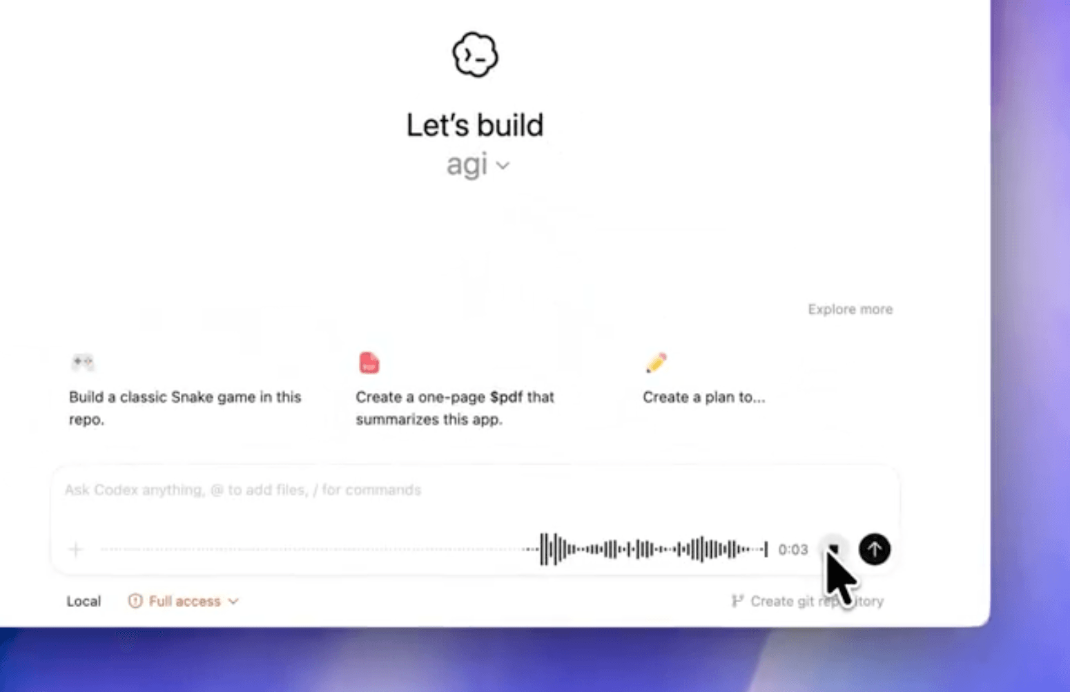 В Codex App и CLI появился голосовой режим