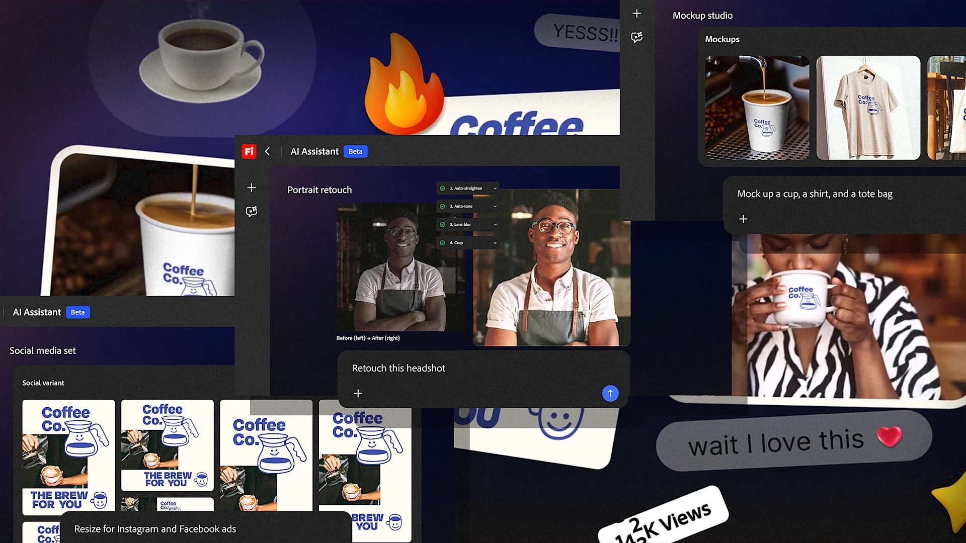 Выпуск Firefly AI Assistant: один чат, который управляет Photoshop, Illustrator и всем Creative Cloud