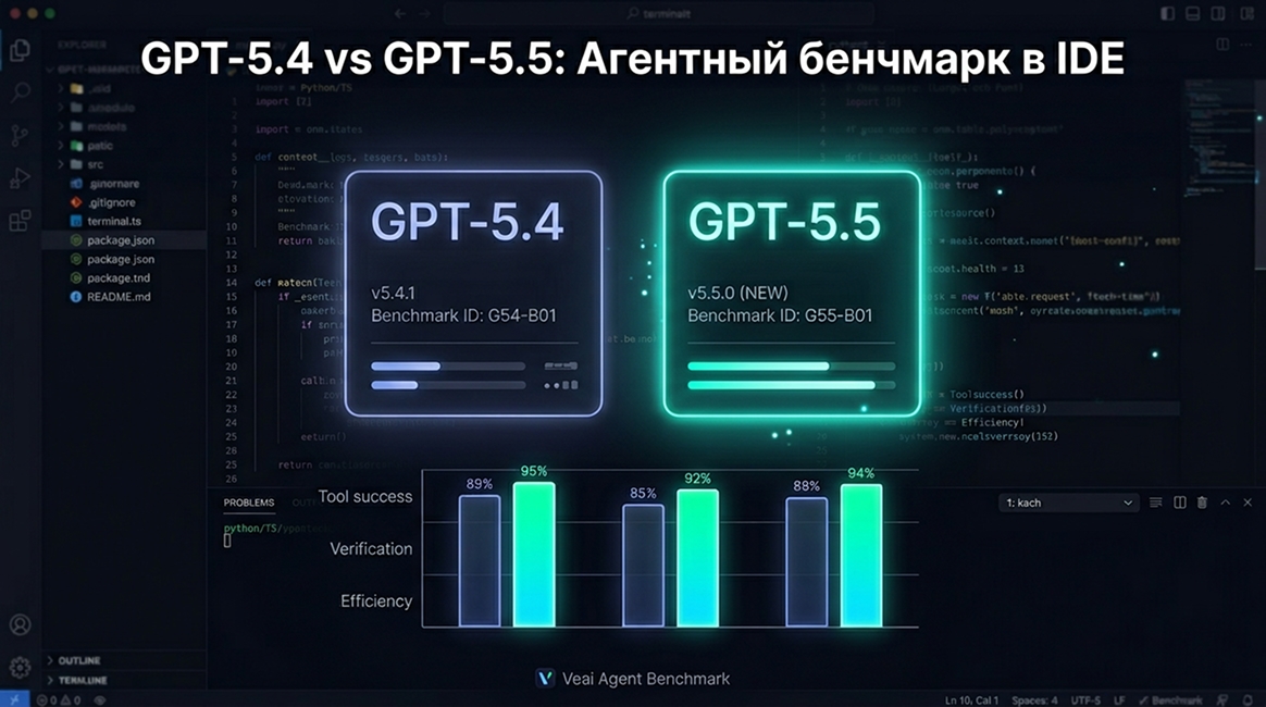 GPT-5.5, DeepSeek V4 и Kimi K2.6 уже доступны в Veai