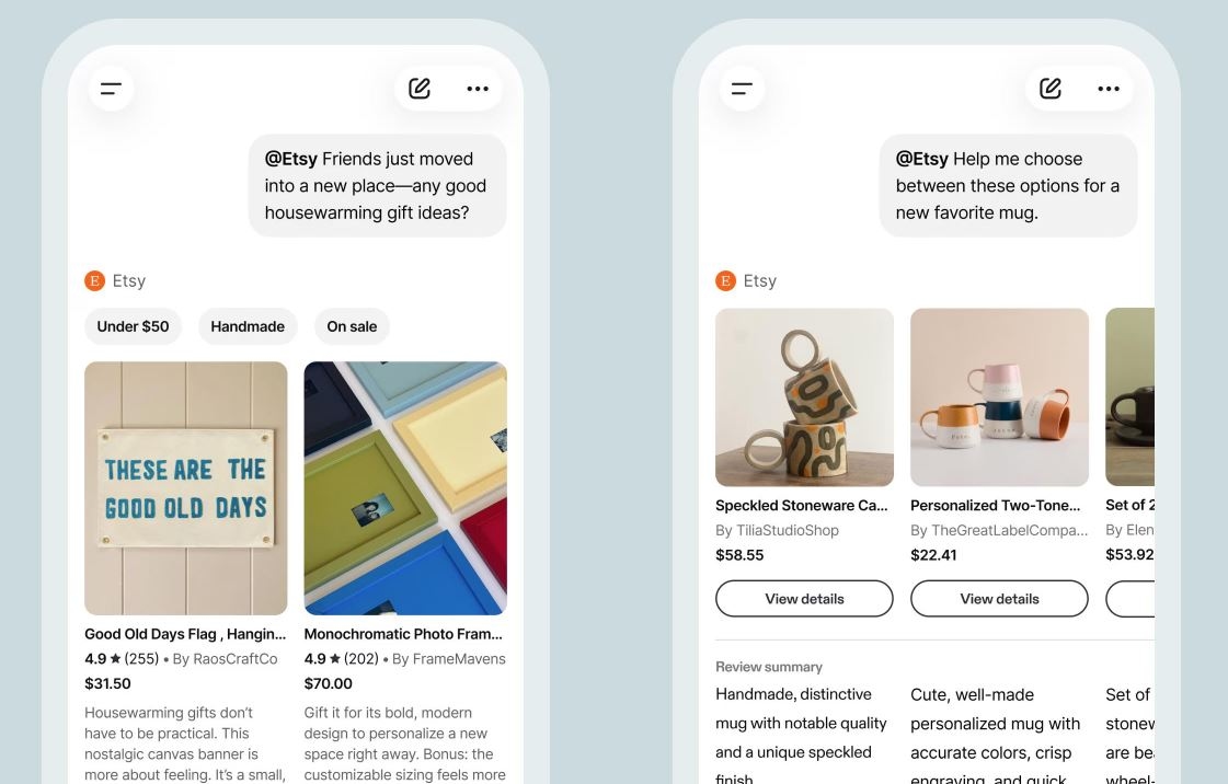 Etsy запустит нативное программа в ChatGPT
