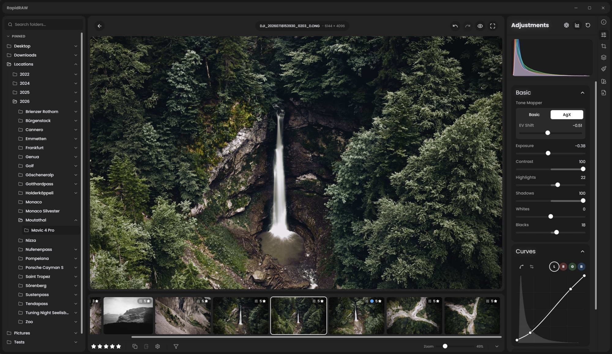 Вышло апдейт RapidRAW 1.6.2 — открытого редактора изображений RAW