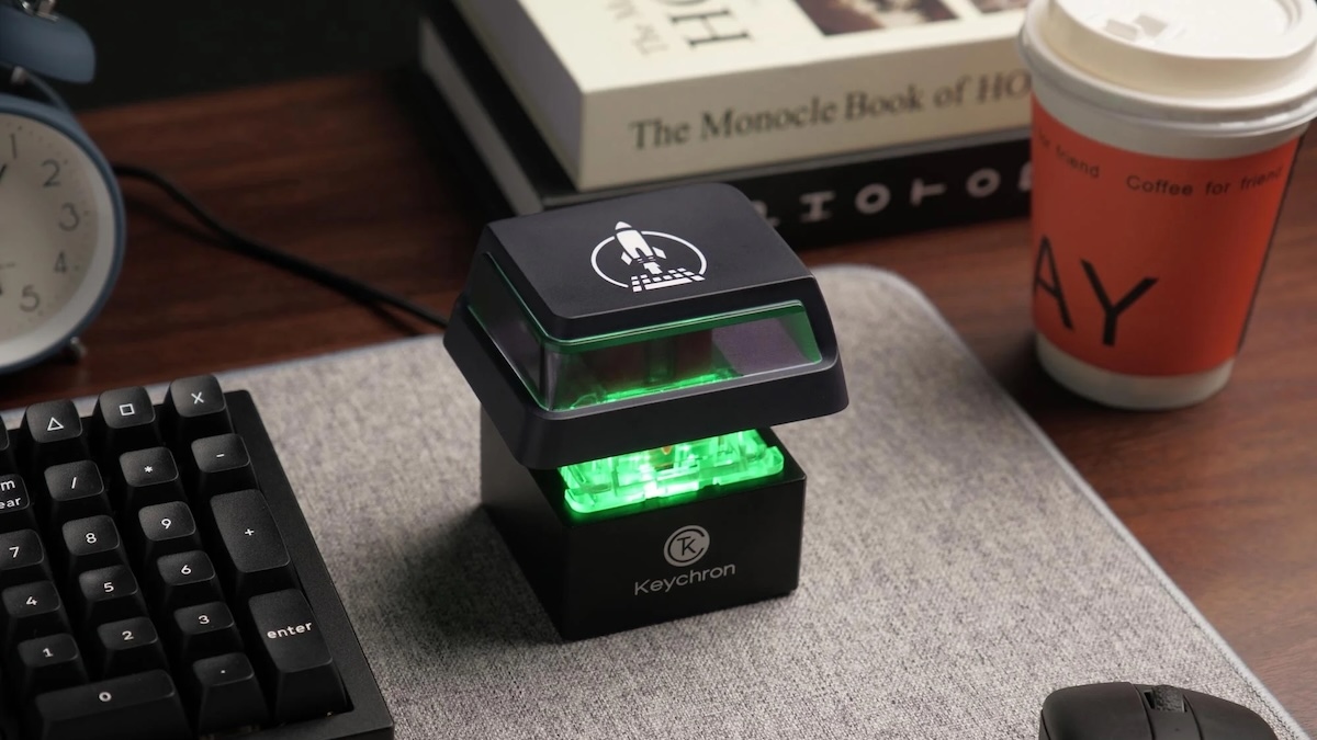 Keychron выпустила однокнопочную клавиатуру Q0 Mini 8K Action Key с мгновенным откликом и выраженной тактильной отдачей
