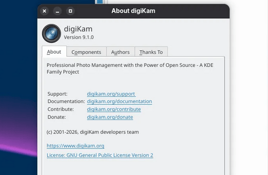 Вышел digiKam 9.1.0