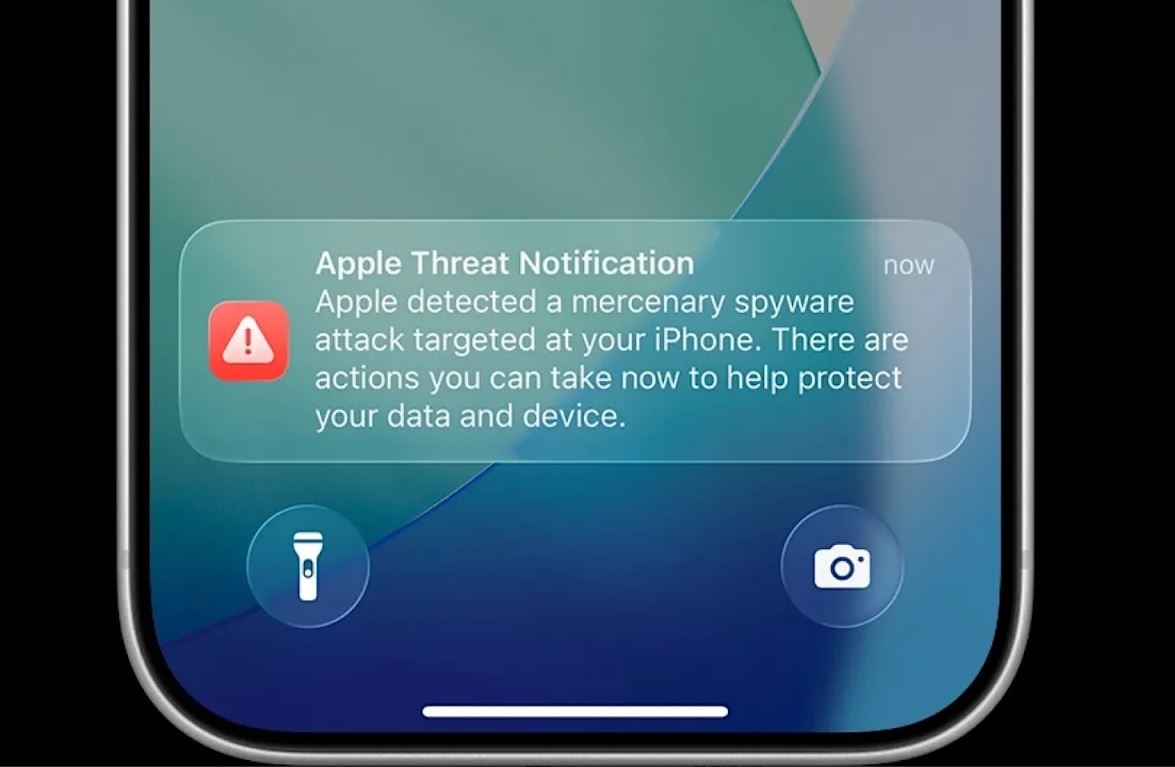 Apple начала рассылать уведомления об угрозах атак шпионского ПО